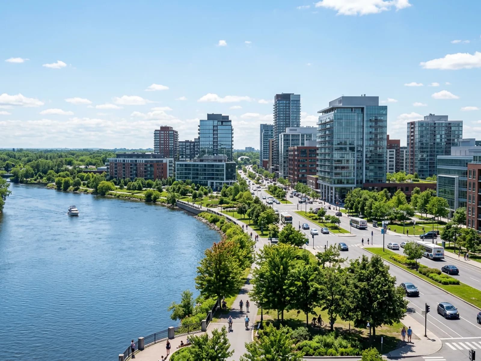 An urban view of Laval.