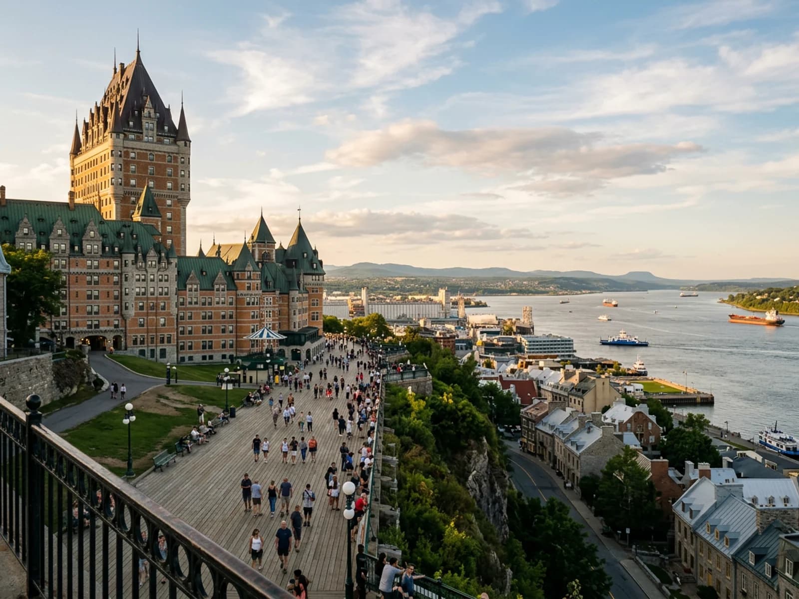 The Château Frontenac in Quebec City.